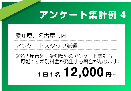 アンケート集計プランと料金